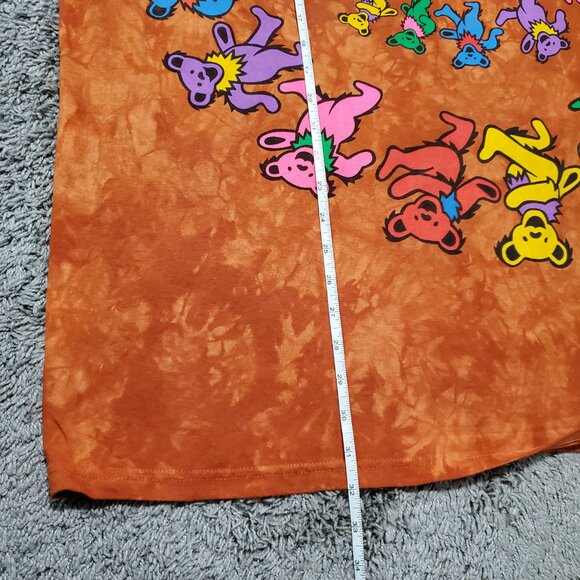 RARE Grateful Dead Deadstock Sample Orange Tie Dye Bear Spiral Logo Shirt - XL - Picture 6 of 6
